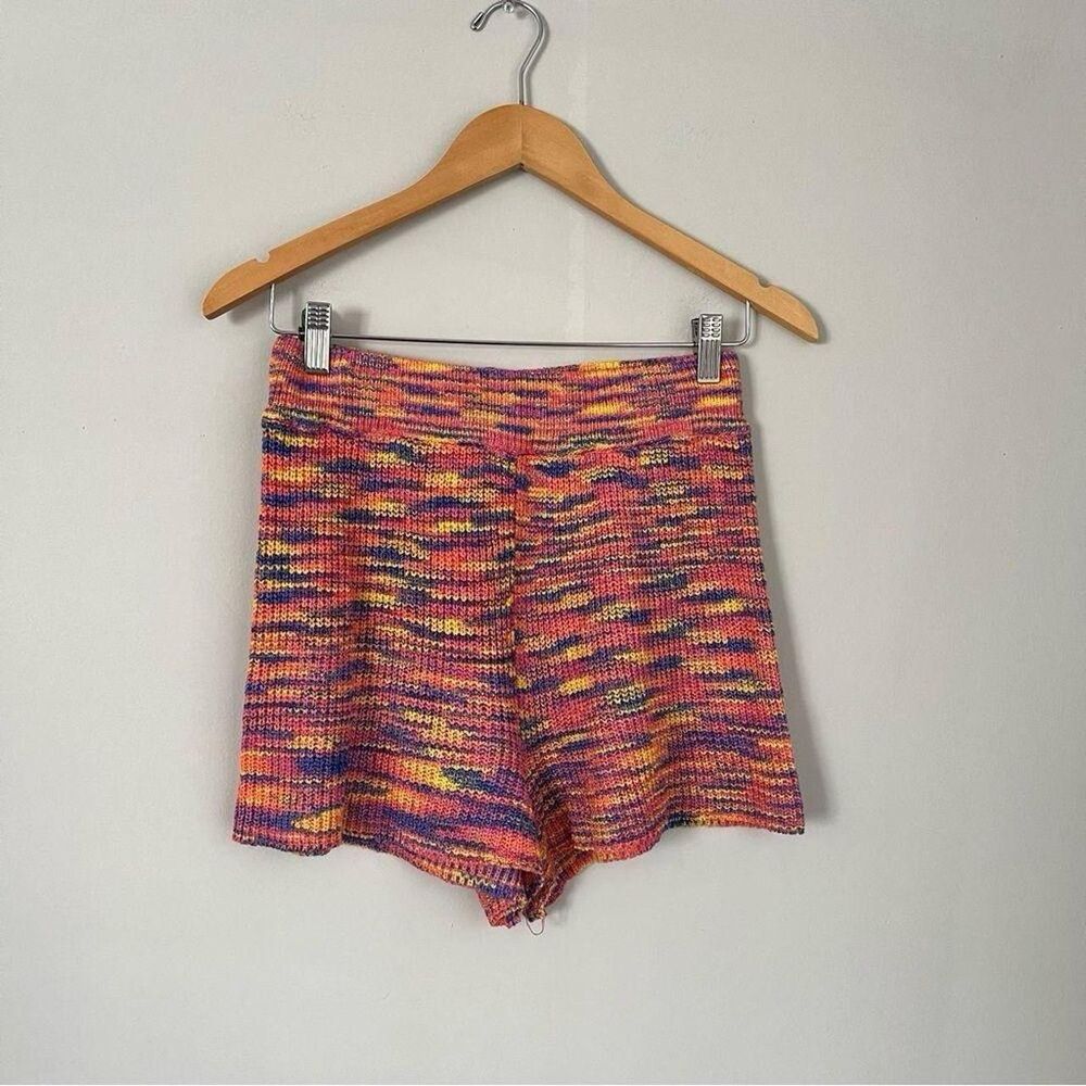 Dee Elly Multicolored High Rise Knit Shorts Size XS